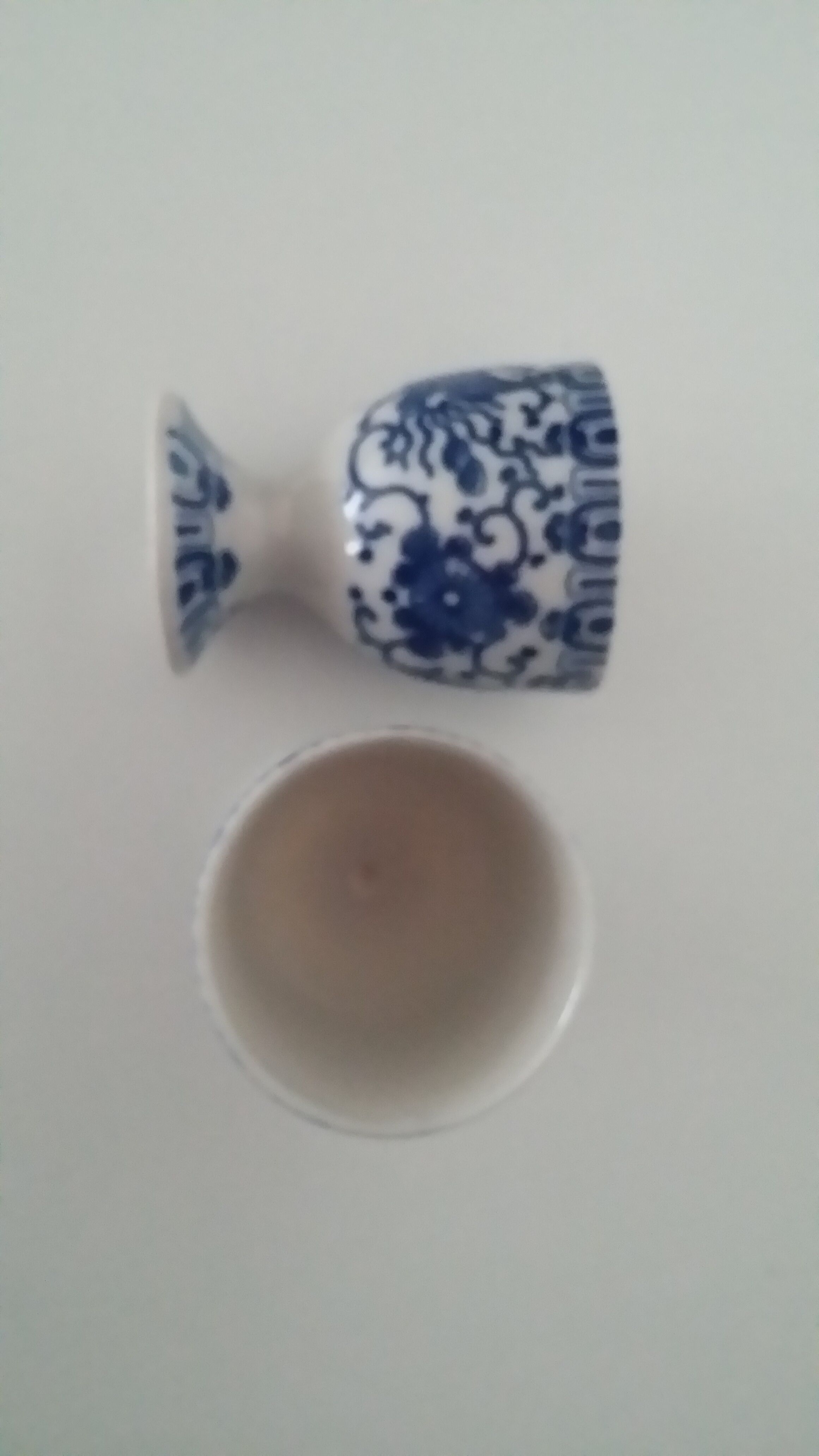2 cups japanese porcelain