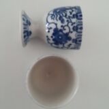 2 coquetiers japonais en porcelaine