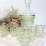 Carafe and its 6 glasses