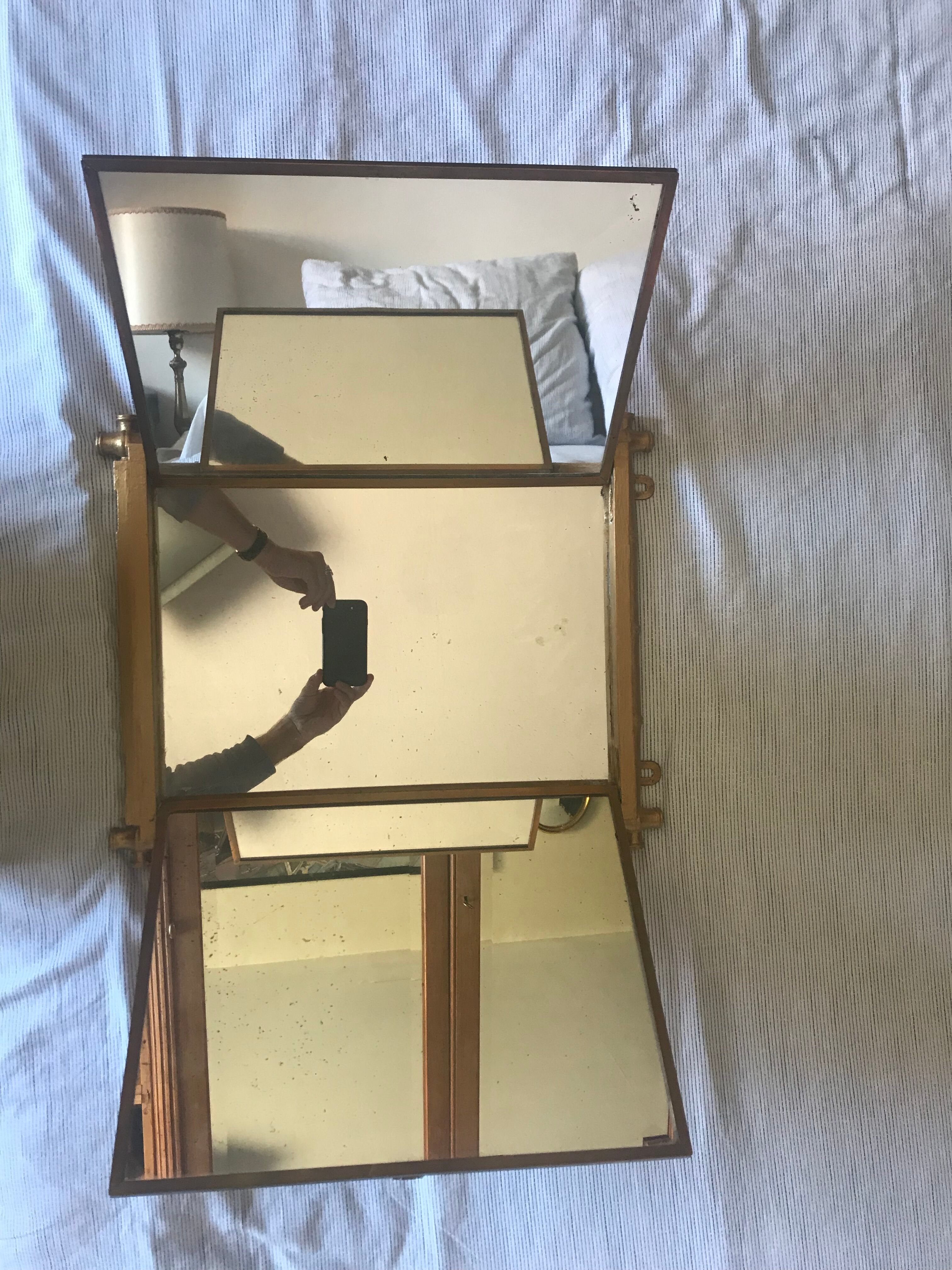 Brot triptych mirror - 65x47cm