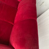 Vintage velvet sofa