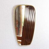 Asymmetrical mirror brass 60x31cm
