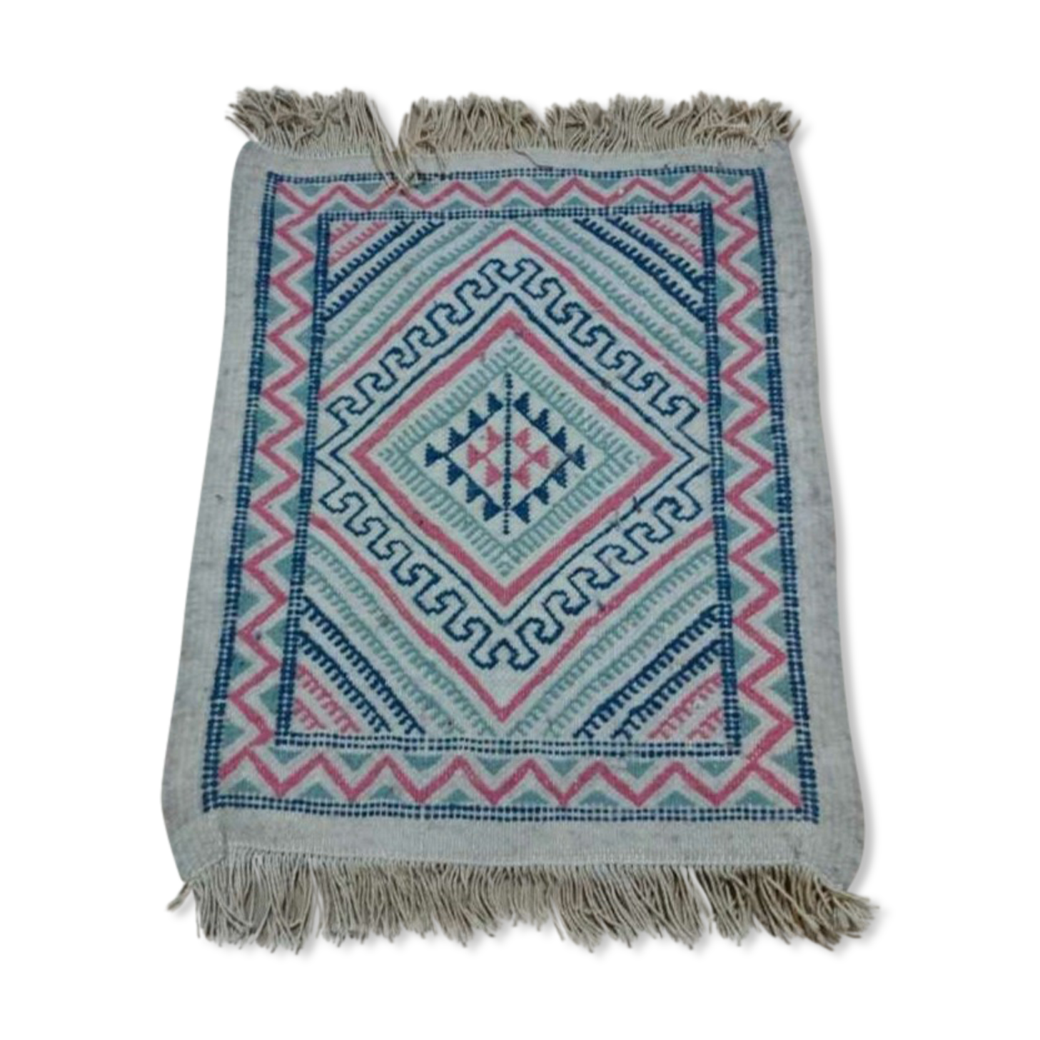 Carpet Chair white and rose 48 x 42 cm