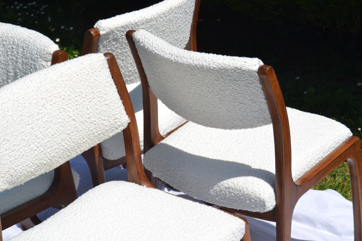 4 Baumann sleigh chairs