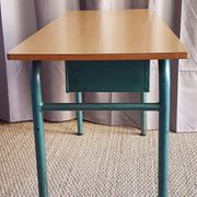 Bureau vintage à 2 casiers metal