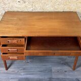 60er 70er Jahre Teak Writing Desk Schreibtisch von Gunnar Nielsen für Tibergaard