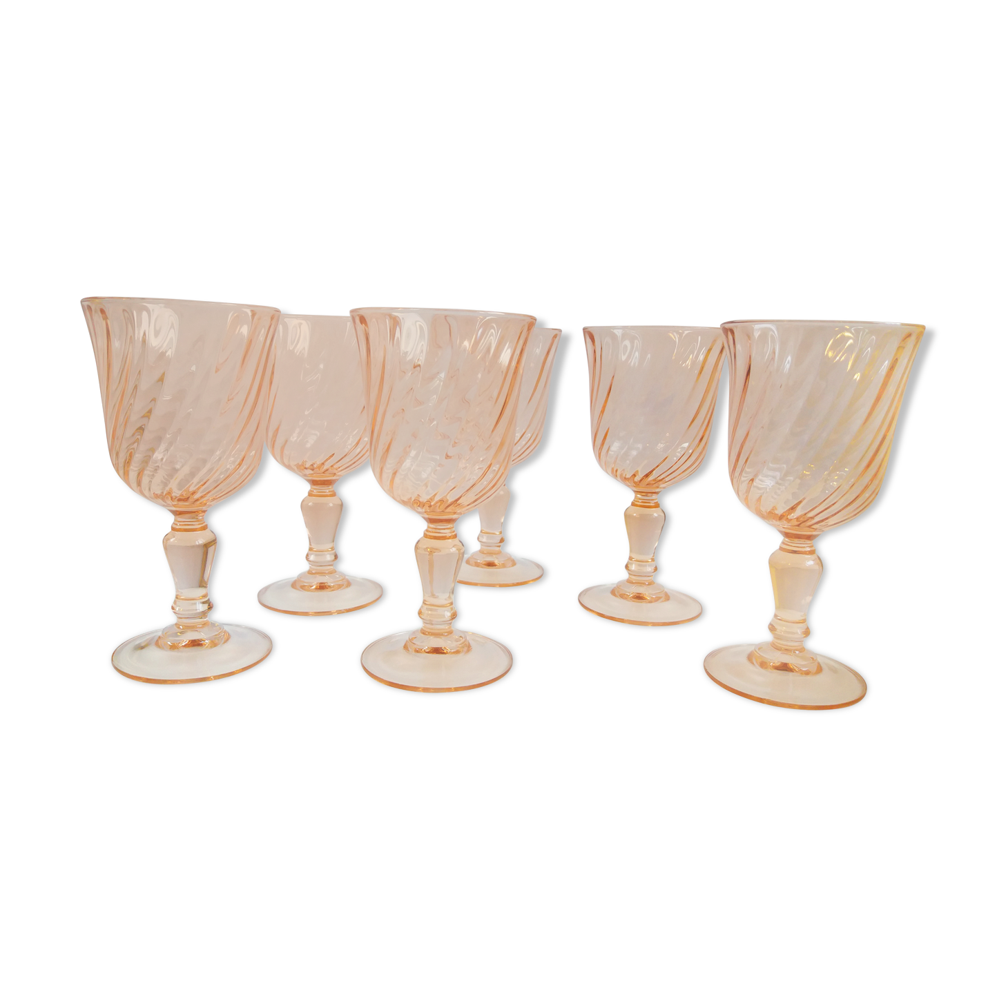 Set 6 verres à eau Rosaline