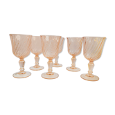 Set 6 verres à eau Rosaline