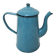 Mid-20th century speckled blue enameled sheet metal coffee maker