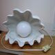 Vintage shell-shaped table lamp