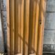 Art Deco passage door in patinated fir, 20th century