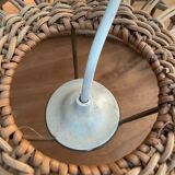 Vintage wicker pendant lamp