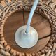 Vintage wicker pendant lamp