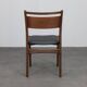 Rare mid-century modern teak dining chairs, set of 4, 1960s