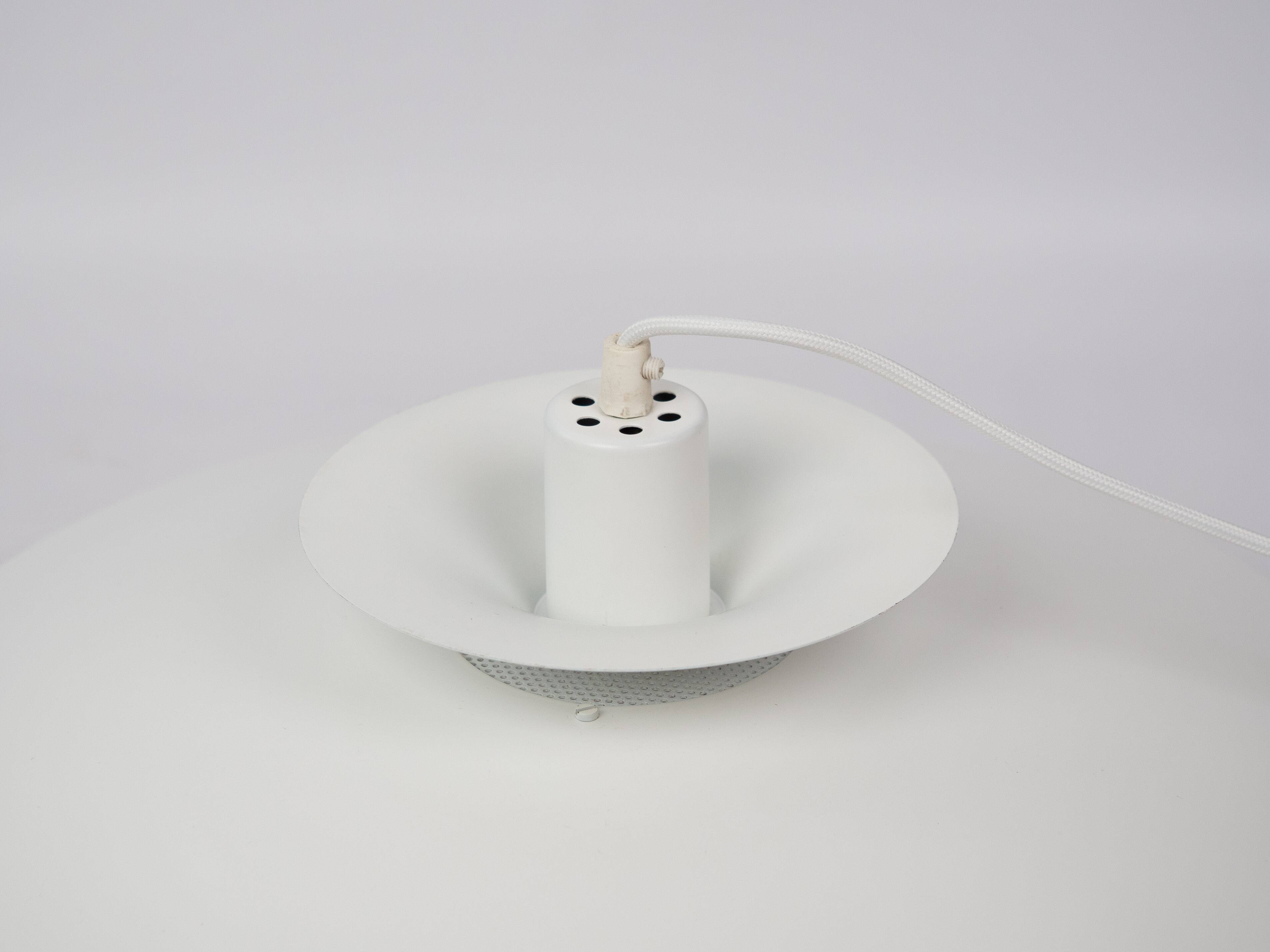 Danish vintage pendant lamp Donau by Kurt Wiborg, Jeka, 1980s