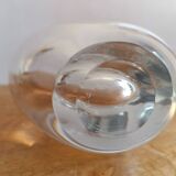 Vicke Lindstrand crystal vase (1904-1983) signed Kosta Boda Woman in bath