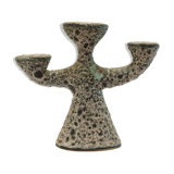 Dieulefit ceramic anthropomorphic candlestick or candlestick