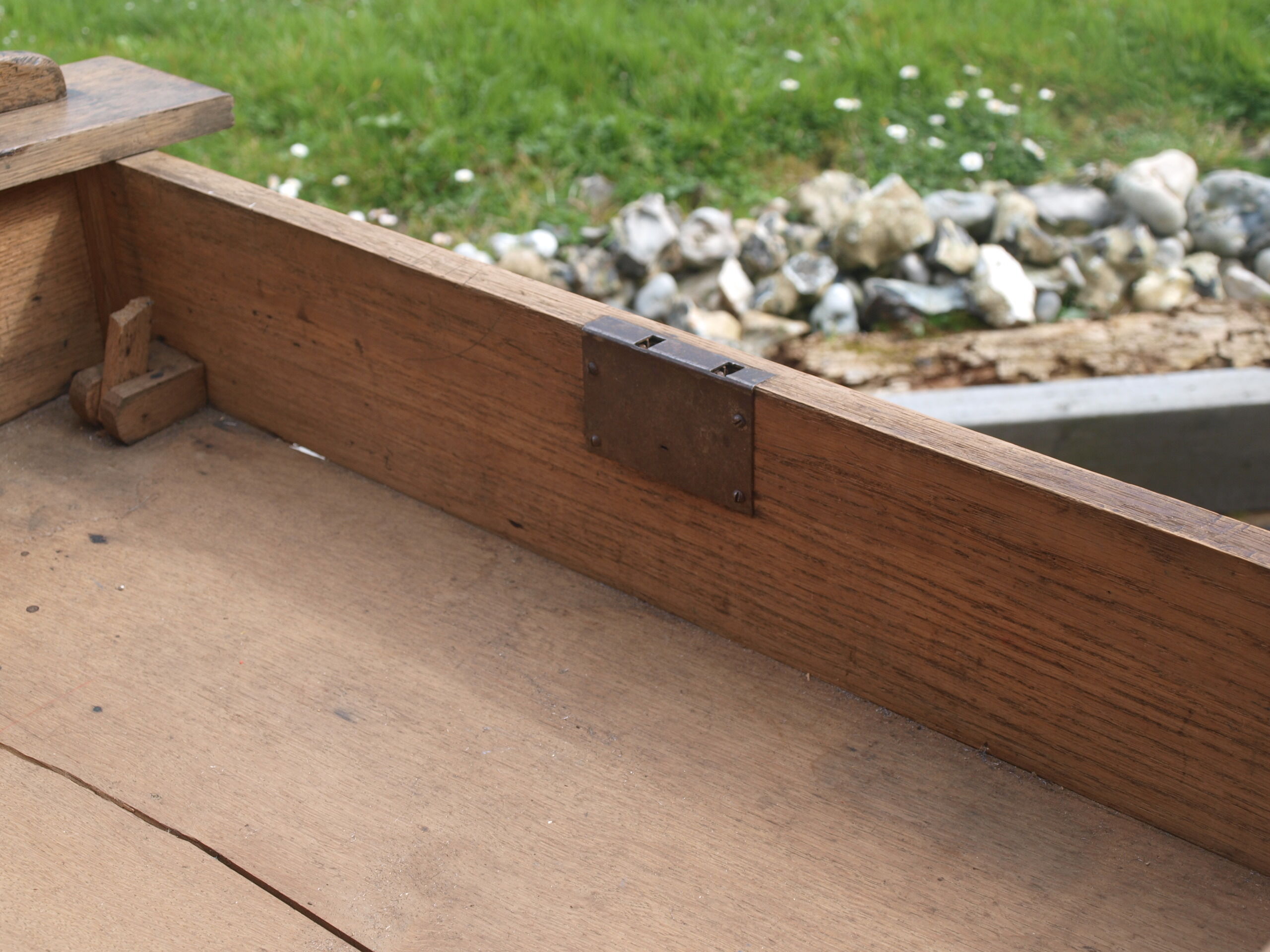 Oak writing desk
