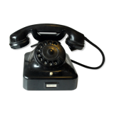 Téléphone des années 1930, bakelite