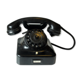 Téléphone des années 1930, bakelite