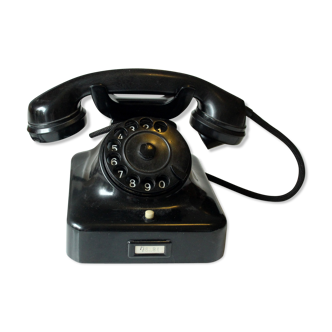 Téléphone des années 1930, bakelite