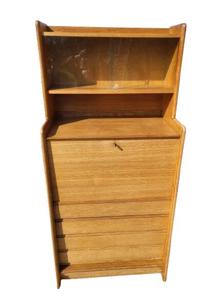 Meuble d'étudiant asymétrique Meyssignac Décorateur, 1950