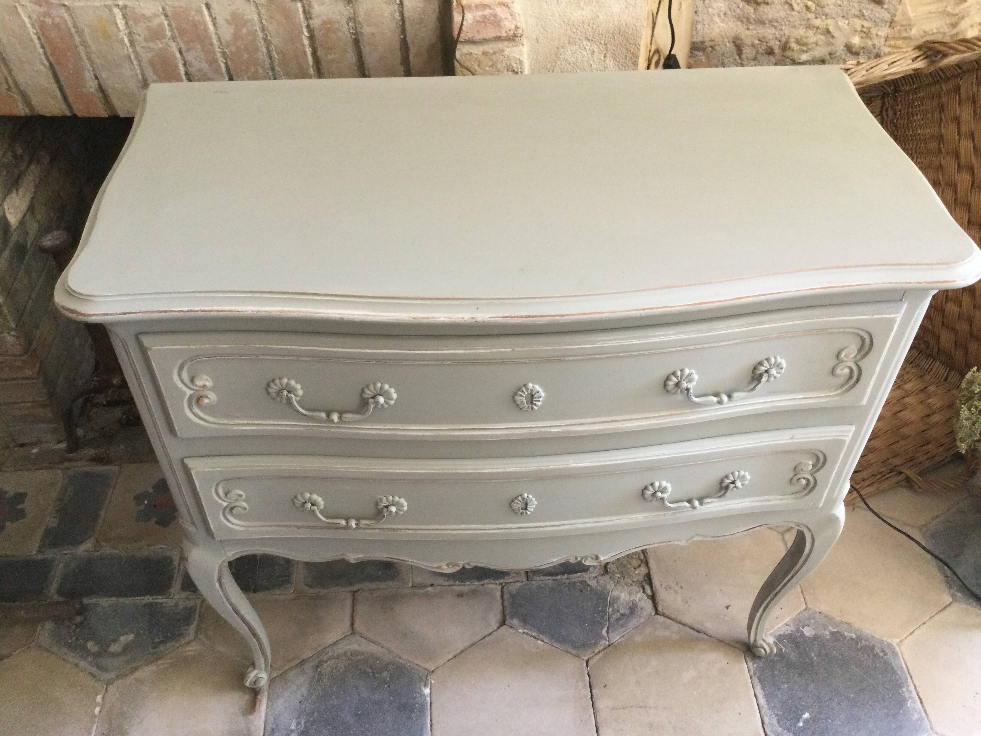 Antique patinated chest of drawers