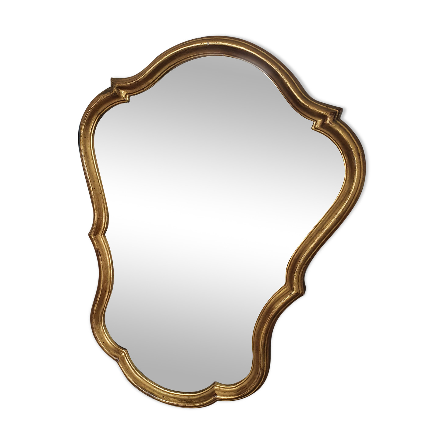 Gilded wooden mirror 60cm
