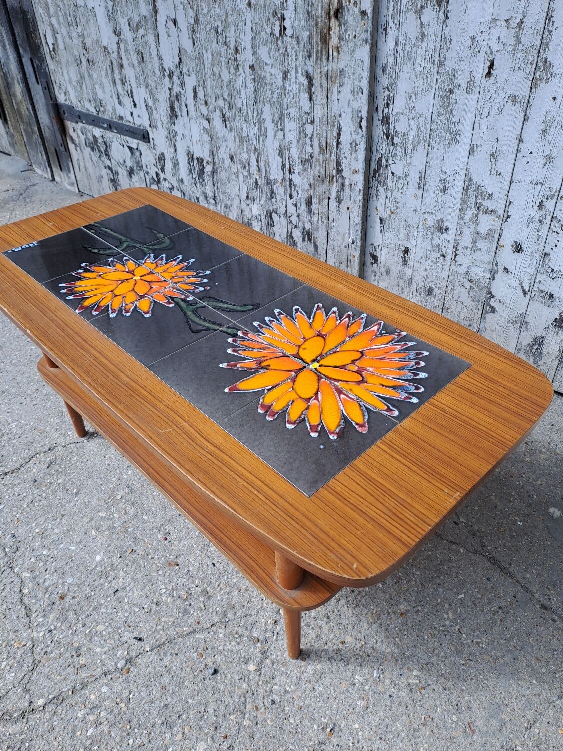 Vintage mosaic coffee table