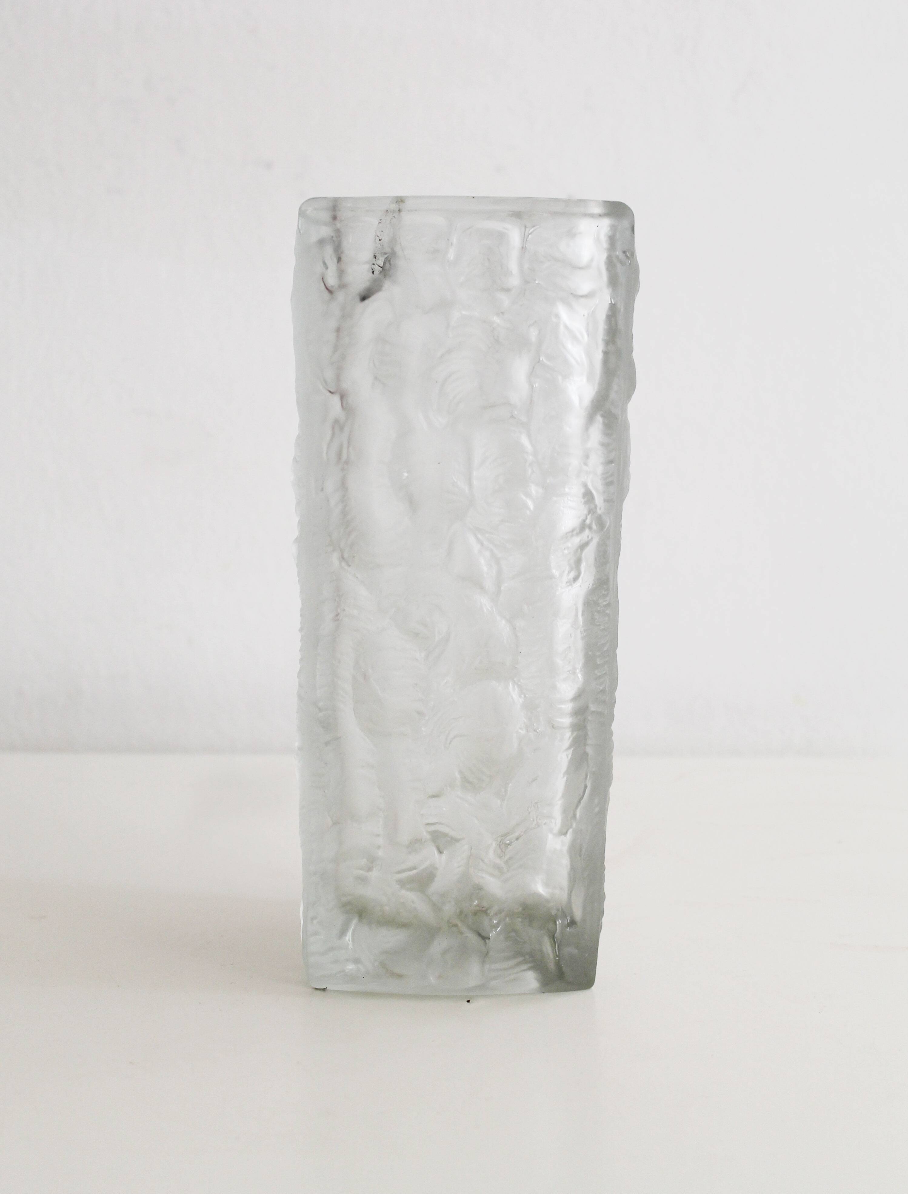 1960's Flower Vase by Vladislav Urban for Rosice Glasswork