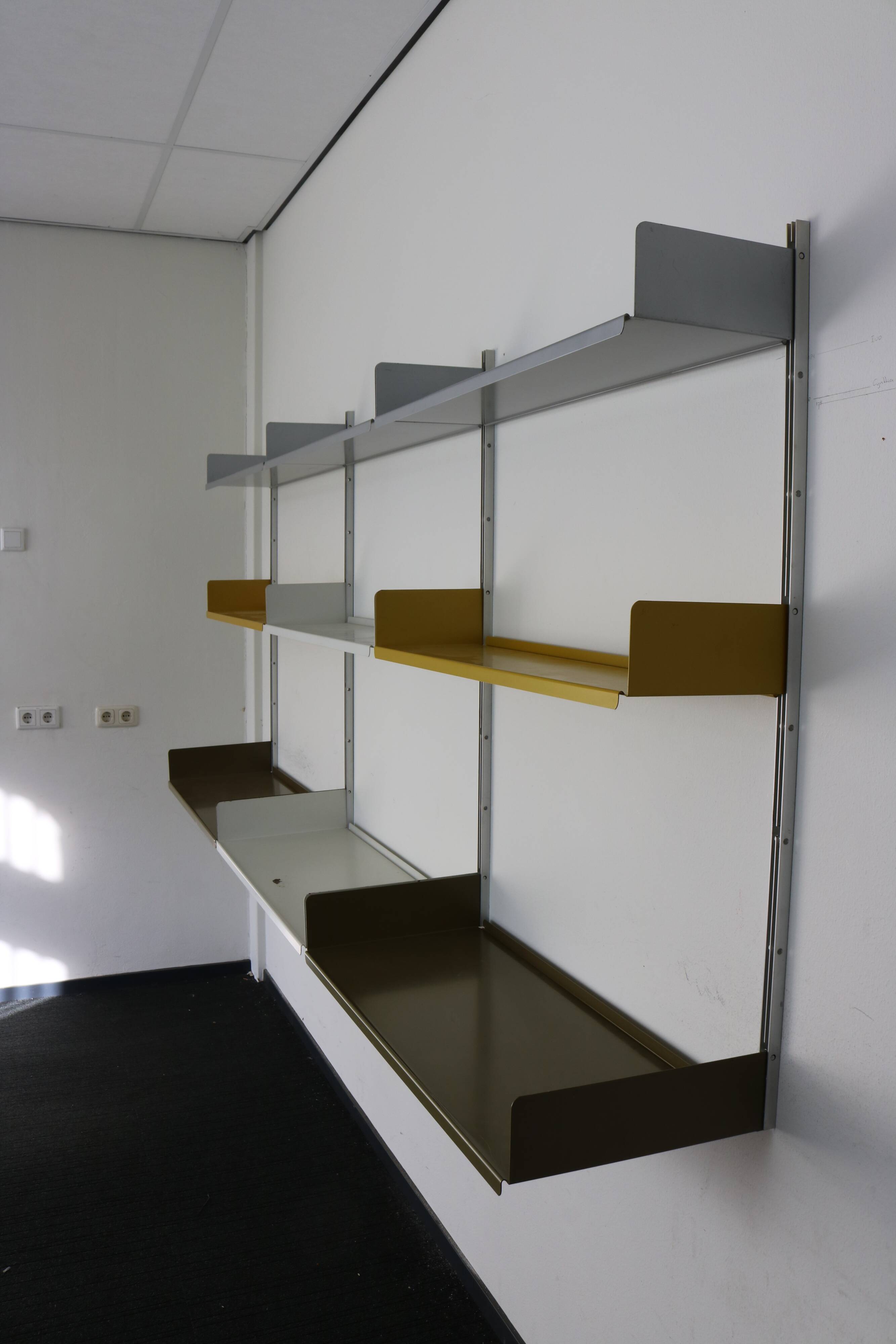 Original full metal Dieter Rams wall system for Vitsoe Germany
