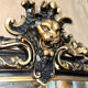Miroir à fronton ancien Napoléon III