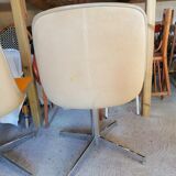 Set of 12 vintage Steelcase Strafor office chairs by Randall Buck