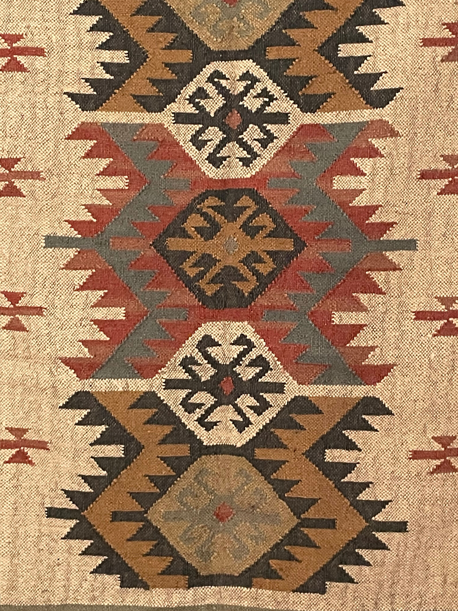 4x10 jute handwoven kilim runner rug, 120 x 300 cm handmade, kelim, carpet, indian.