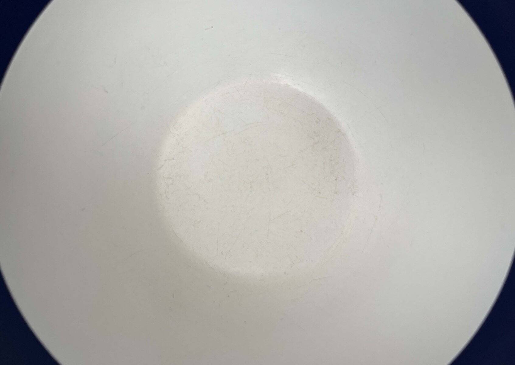 Modern blue enamel bowl from the mid-century by Kaj Franck for Finel, Finland, 1960s.