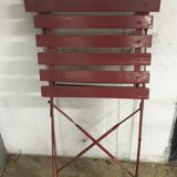 4 chaises pliantes de square