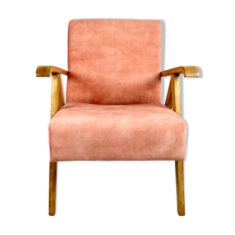 Vintage Pink Chameleon Like Var B310 Armchair, 1970s