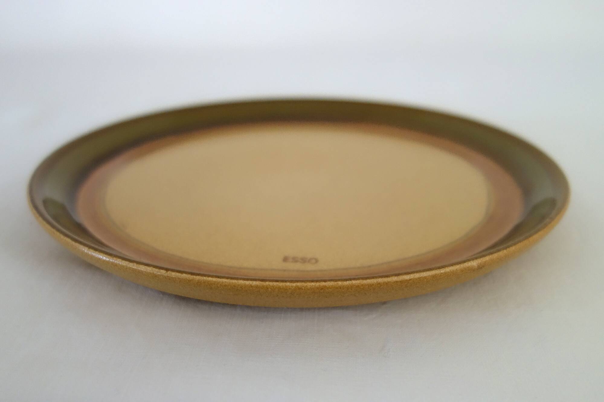 Lot de 6 assiettes céramique publicitaire « Esso »