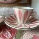 Set of 2 vintage Digoin coffee cups