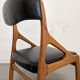 Series of 6 Scandinavian teak chairs from the 50s/60s