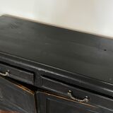Black wooden buffet