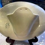 Georges dreyfus earthenware bouquetier with floral wall decoration