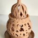Handmade terracotta tealight candle holder