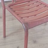 Series of 4 chairs Tolix T4 years 50