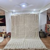 Handmade wool Berber rug 300X200 cm