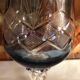 2 Verres en cristal de bohème