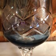 2 Verres en cristal de bohème
