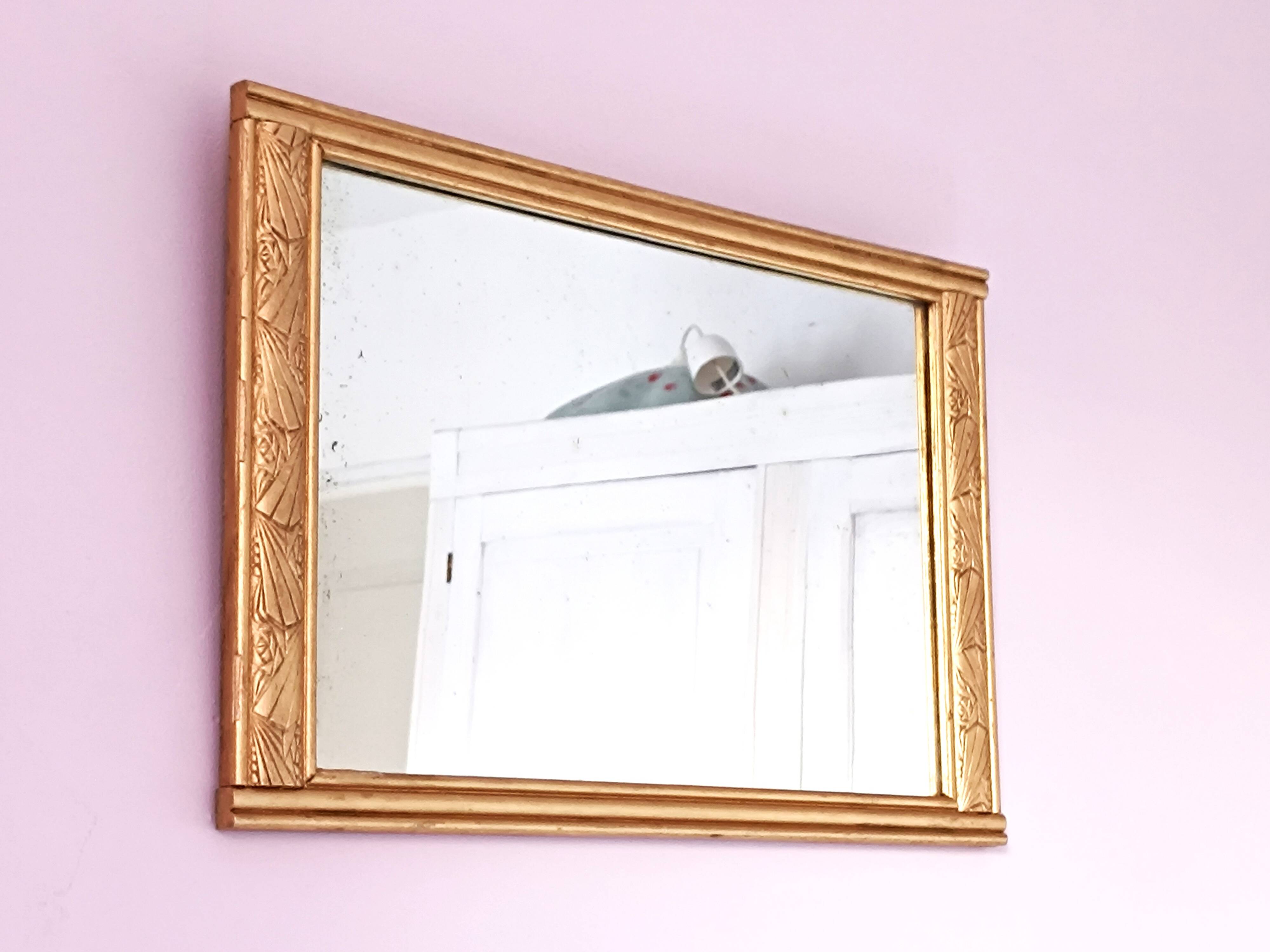 Miroir rectangulaire, années 50