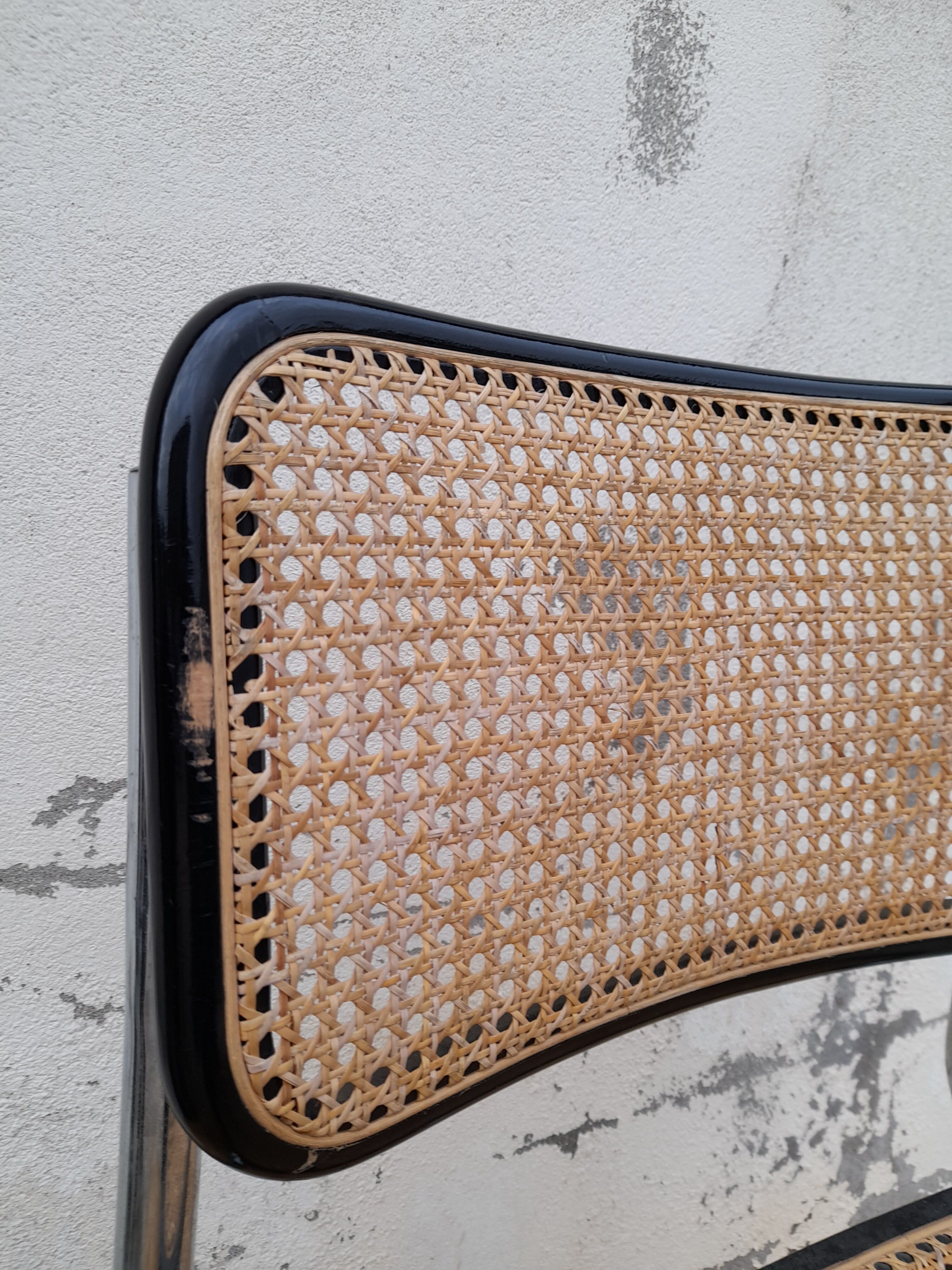 Chaise Marcel Breuer b32 signé Italy