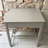 Old renovated ash gray lectern